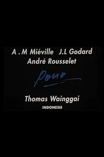 For Thomas Wainggai