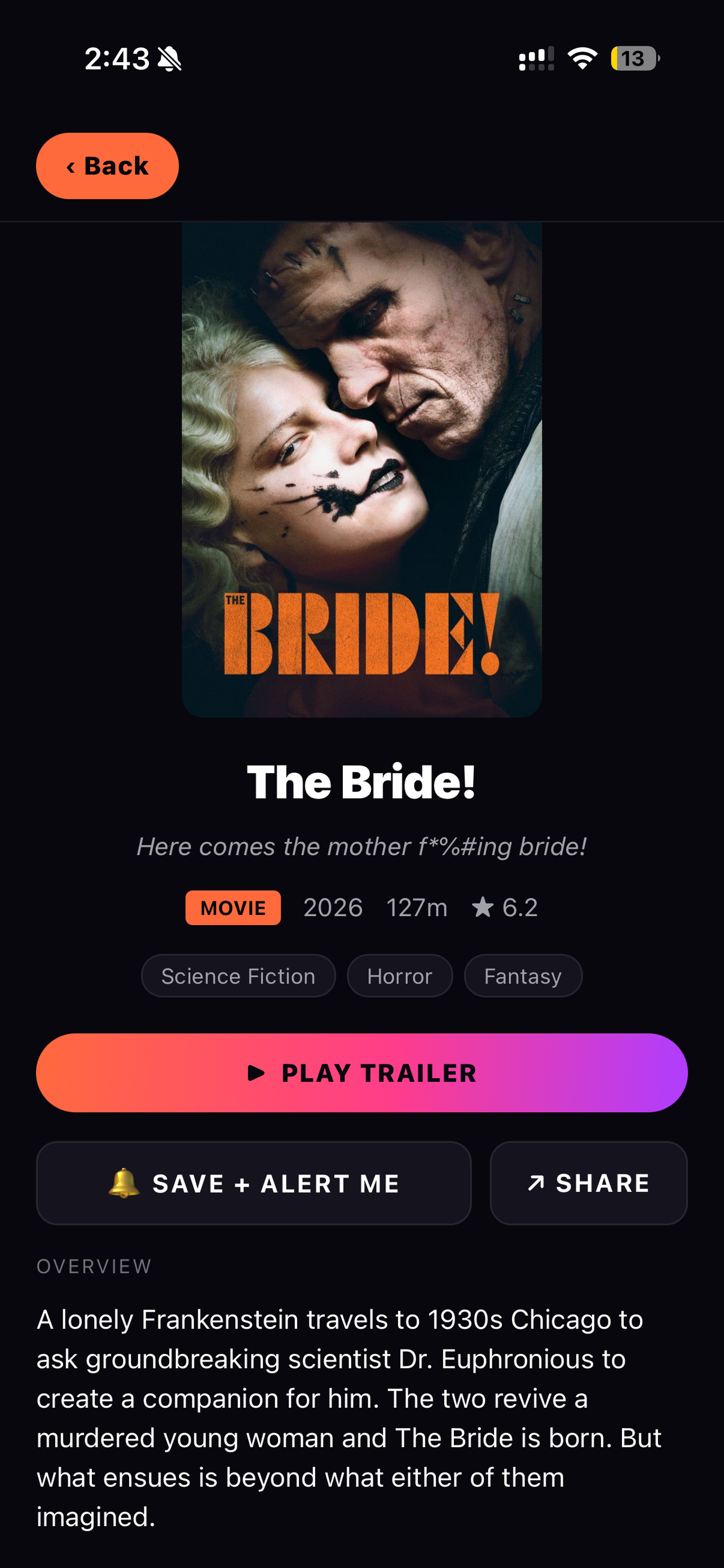 OTTASIA native app title detail — provider deep links and watchlist